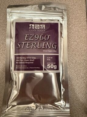 Cool Tools EZ960 Sterling Silver-Copper Alloy Clay - Purple Label